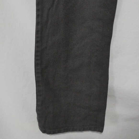 TAINTED DENIM | size 30 | Dark Grey Denim Jeans | Straight Leg - Picture 15 of 16